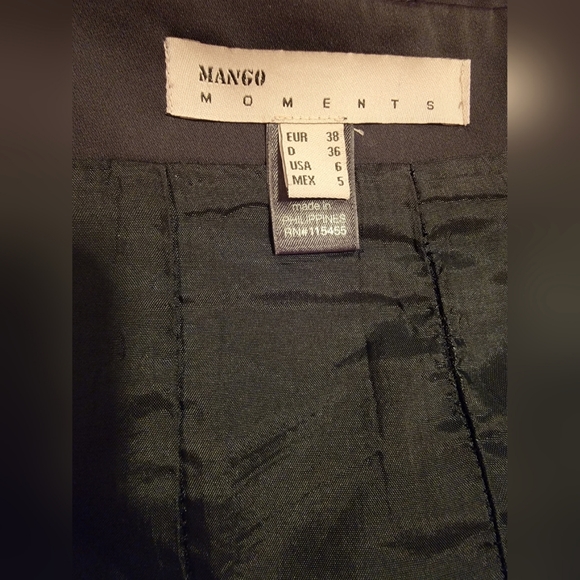 Mango, 2 PCS Satin Coat and Skirt European style)  Set Size; 6 - Picture 4 of 16